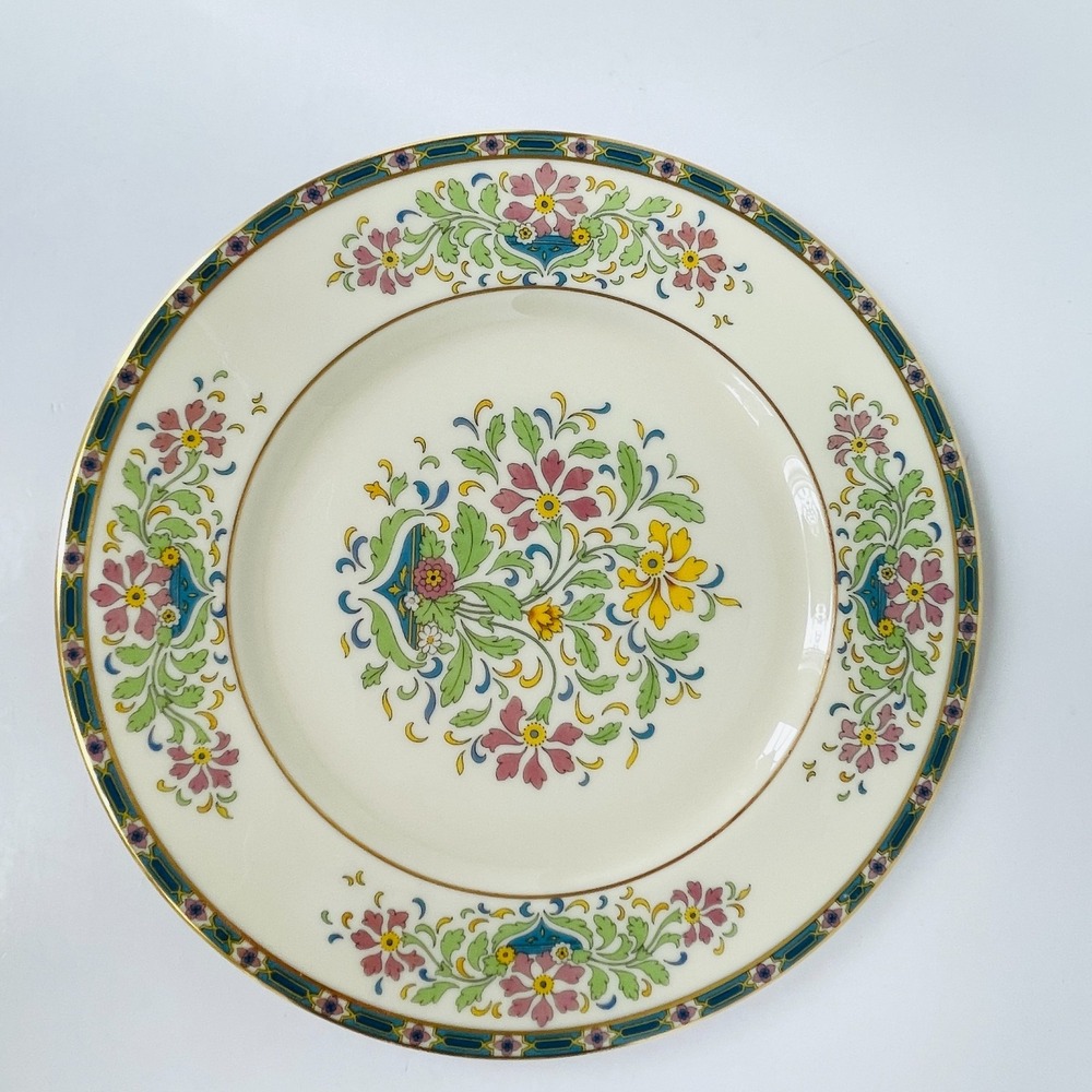 Lenox MYSTIC China Set of 3 Dinner Plates 10.5 Inch Gold Backstamp Lot A